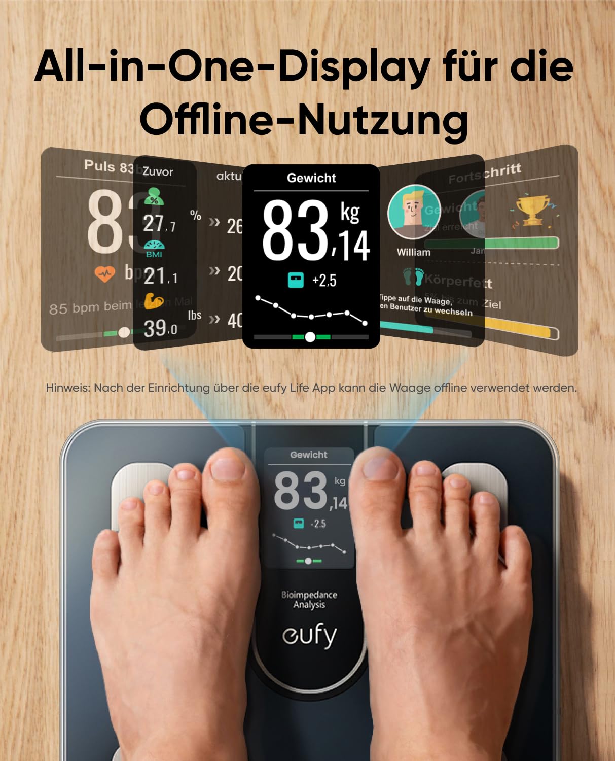 Smarte Personenwaage C20, Smart Scale C20