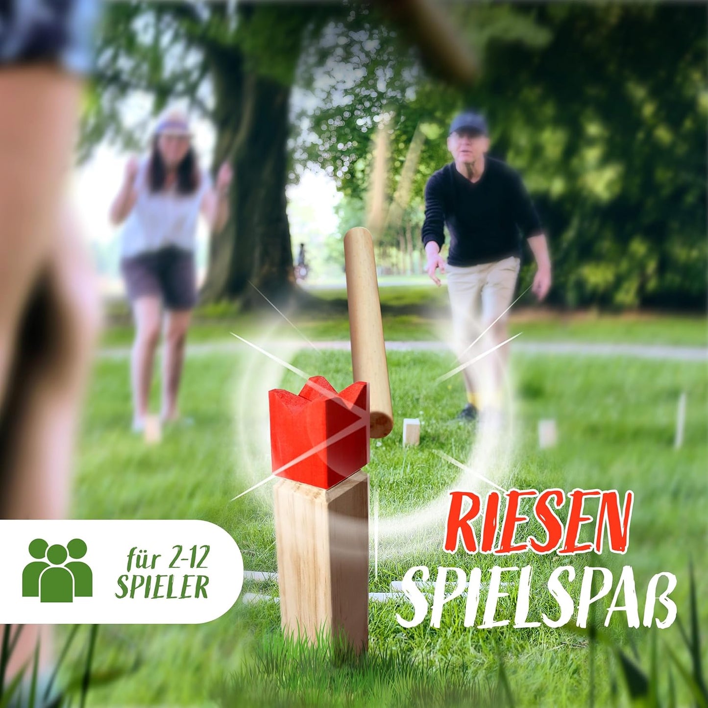 Kubb Wurfspiel, Kubb - 30 X 5,2 X 5,2 Cm König