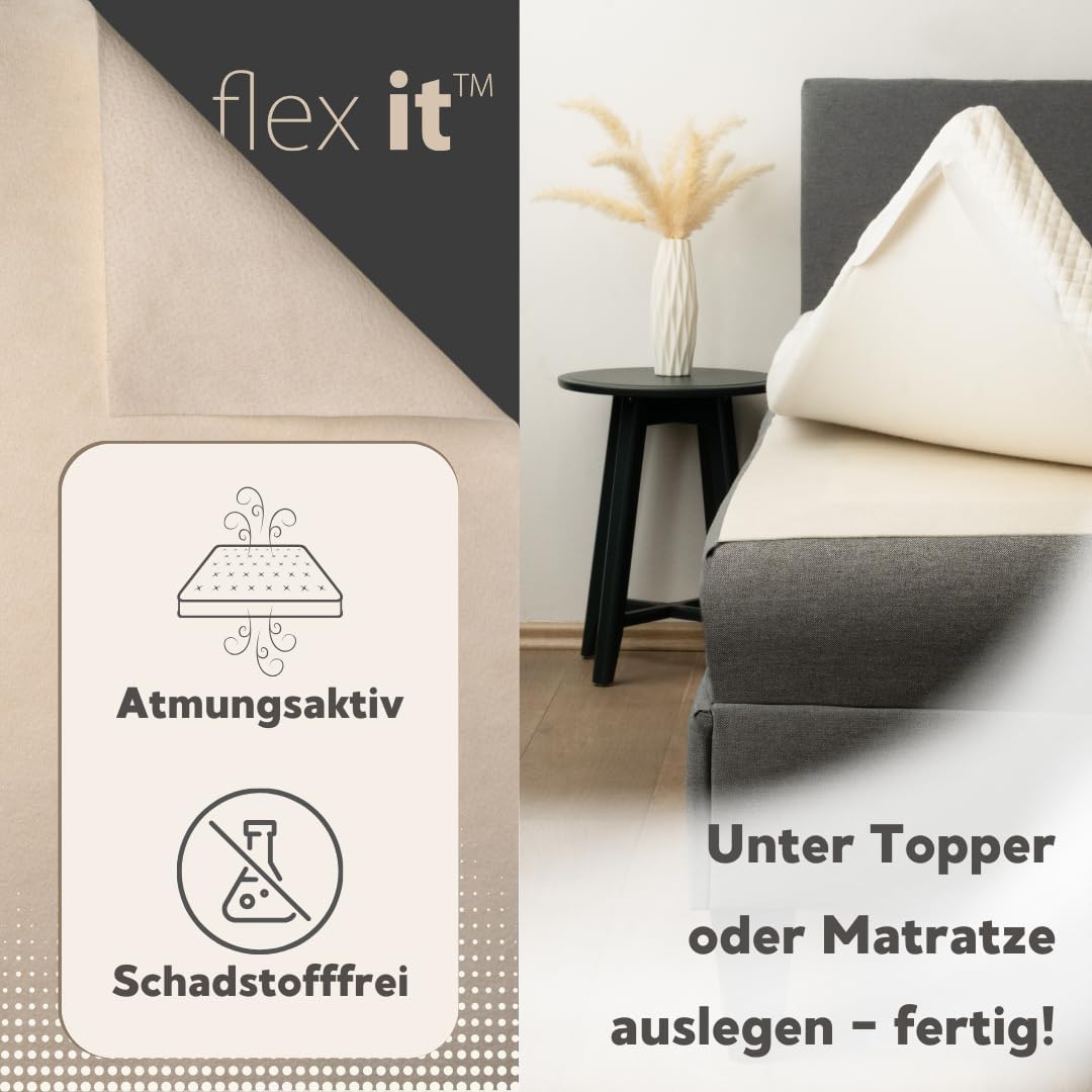 Antirutschmatte für Matratze (100x200 cm), Beige 100x200 cm