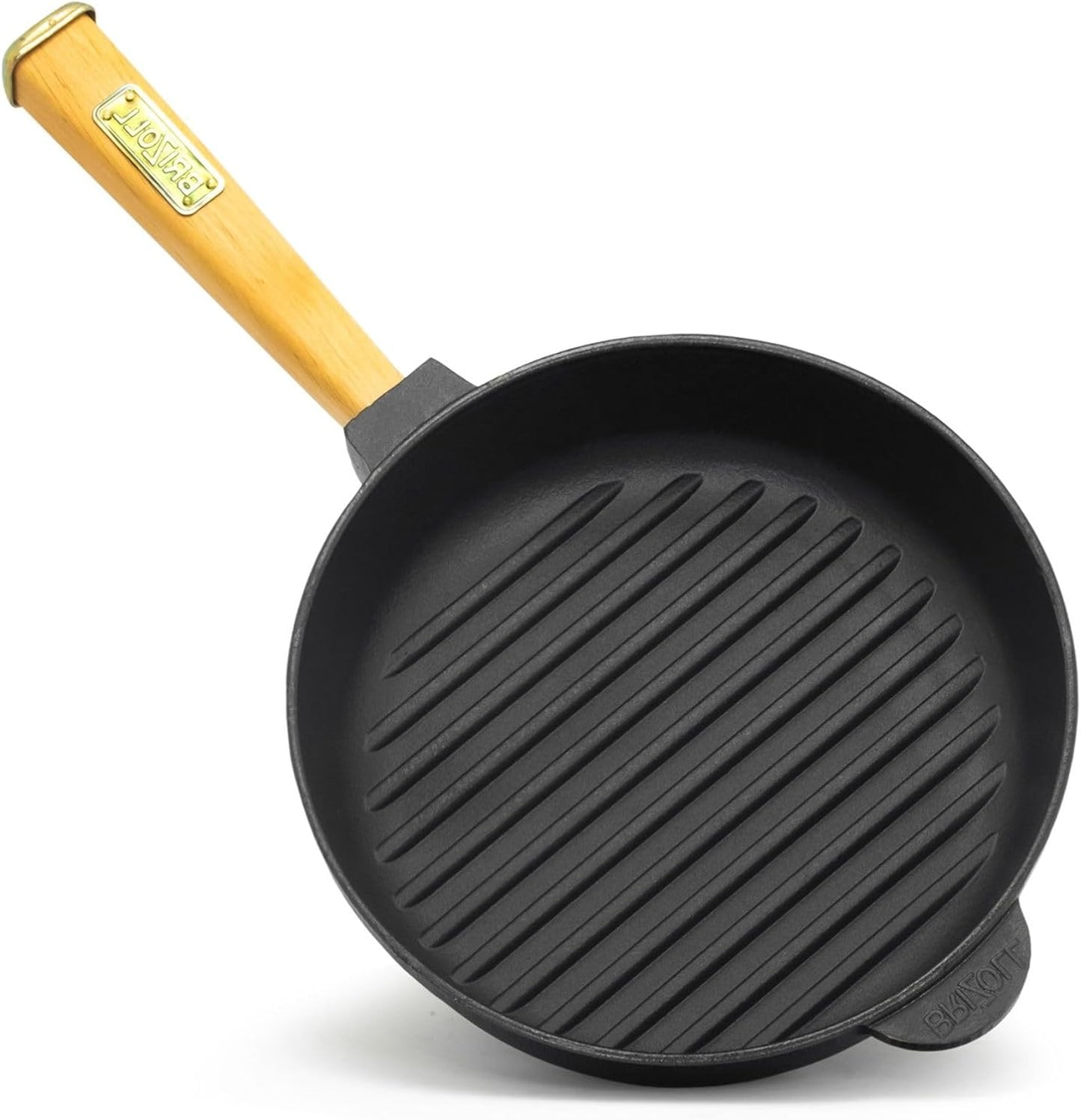 Grillpfanne mit Holzgriff, 26 cm