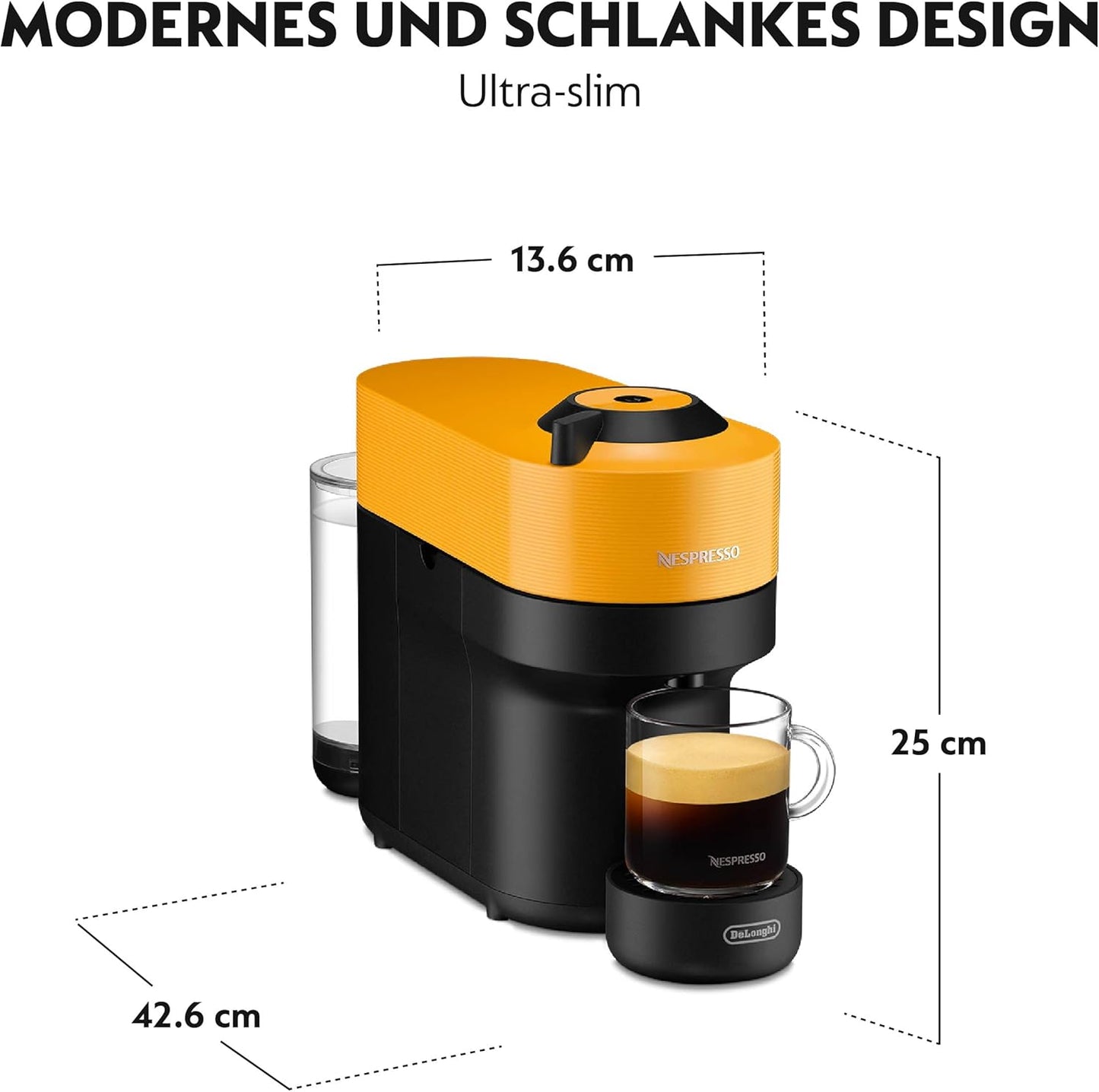 Vertuo Pop Kaffeekapselmaschine, Ohne Aeroccino / Mango Yellow