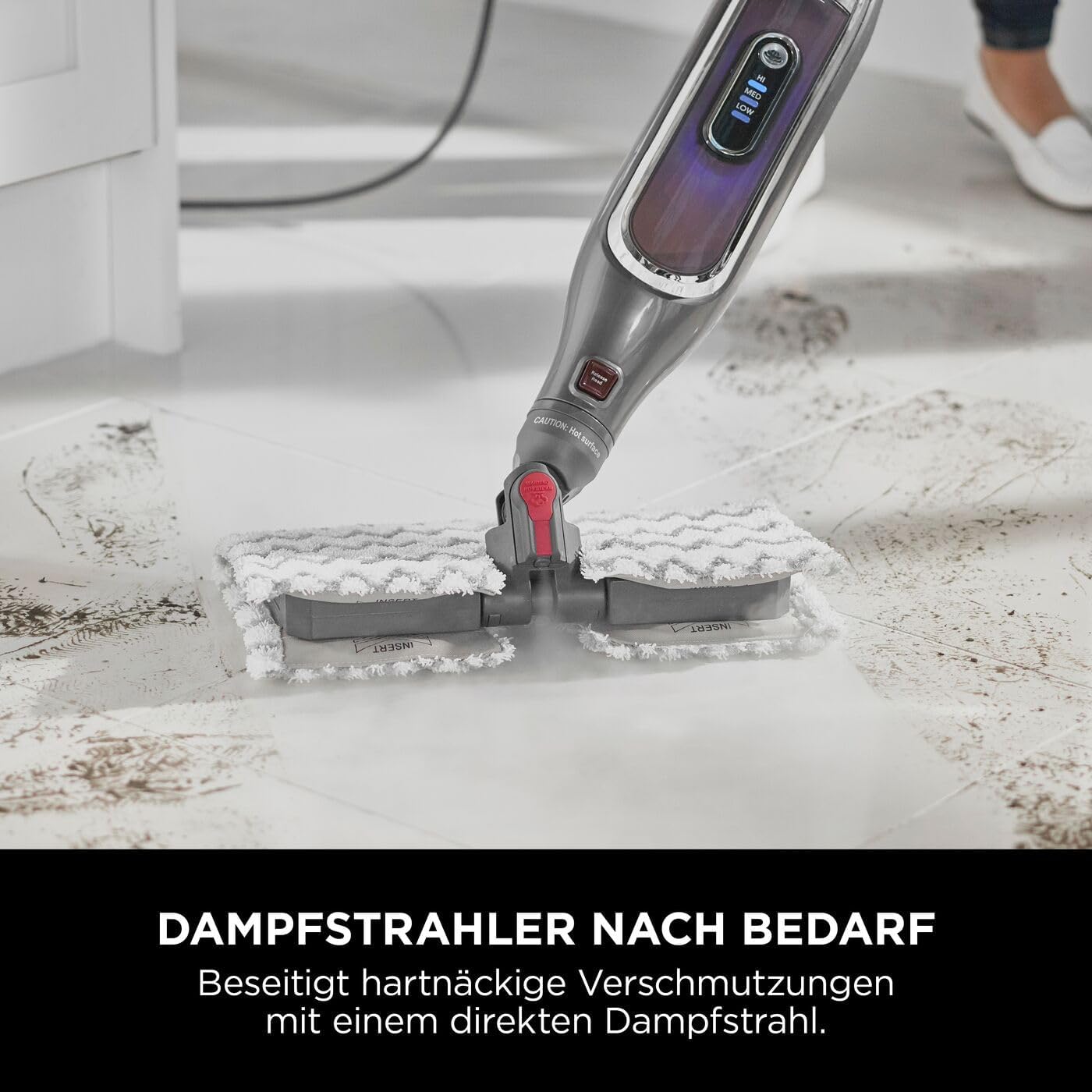 Klik n' Flip Dampfreiniger S6003EU, Klik n' Flip Automatic