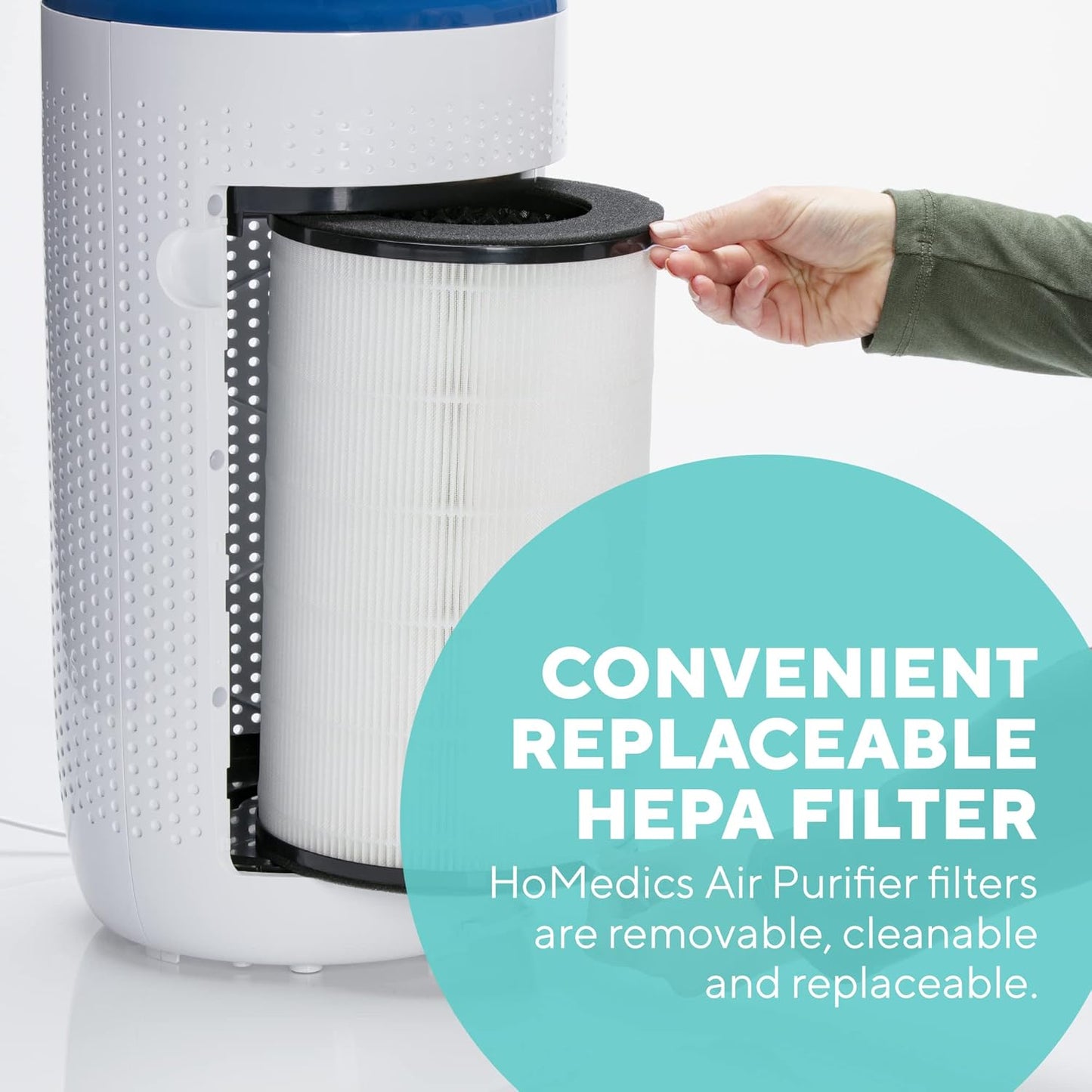 5-in-1 HEPA-Luftreiniger mit Aktivkohlefiltersystem, 5 in 1 Deluxe