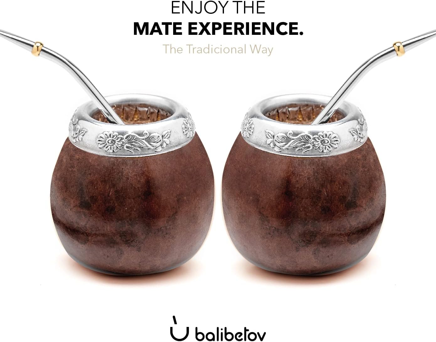 2-teiliges Set für Mate Tee inkl. Zubehör