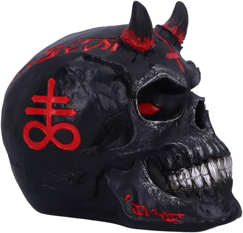 Infernal Skull Totenkopf, Schwarz/Rot Standard