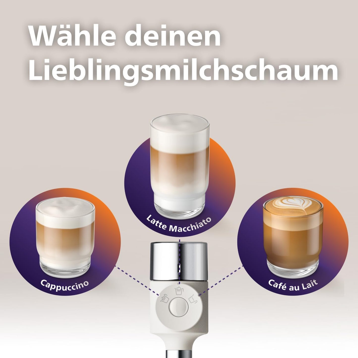 Baristina Latte Espressomaschine BAR400/00, Weiss