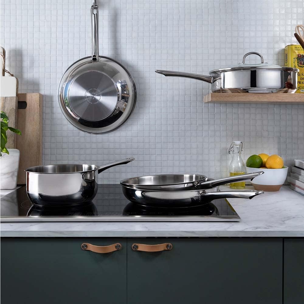 Bright Edelstahl Wok, 28cm Wok Wokpfanne