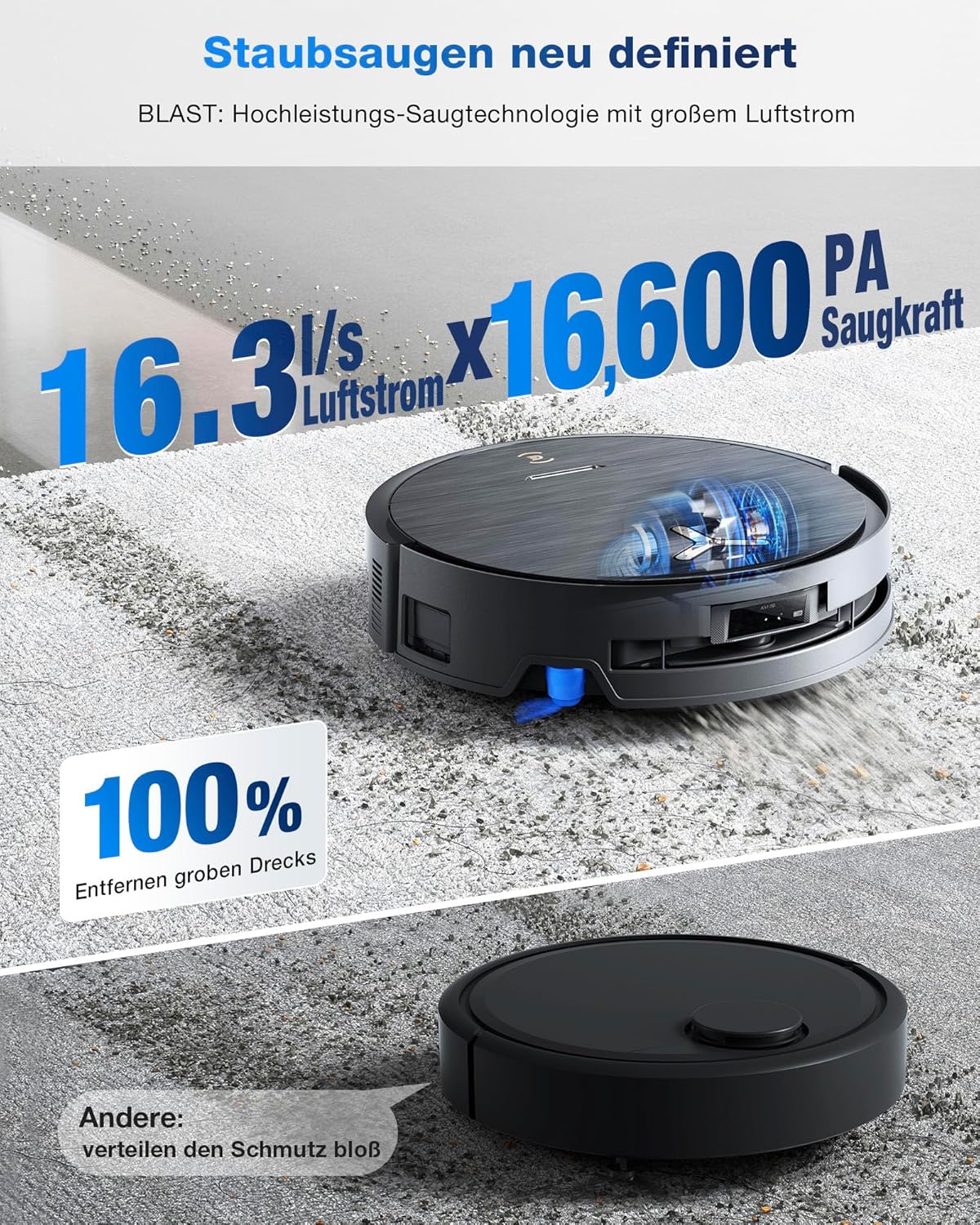 DEEBOT X9 PRO Saugroboter mit Wischfunktion
