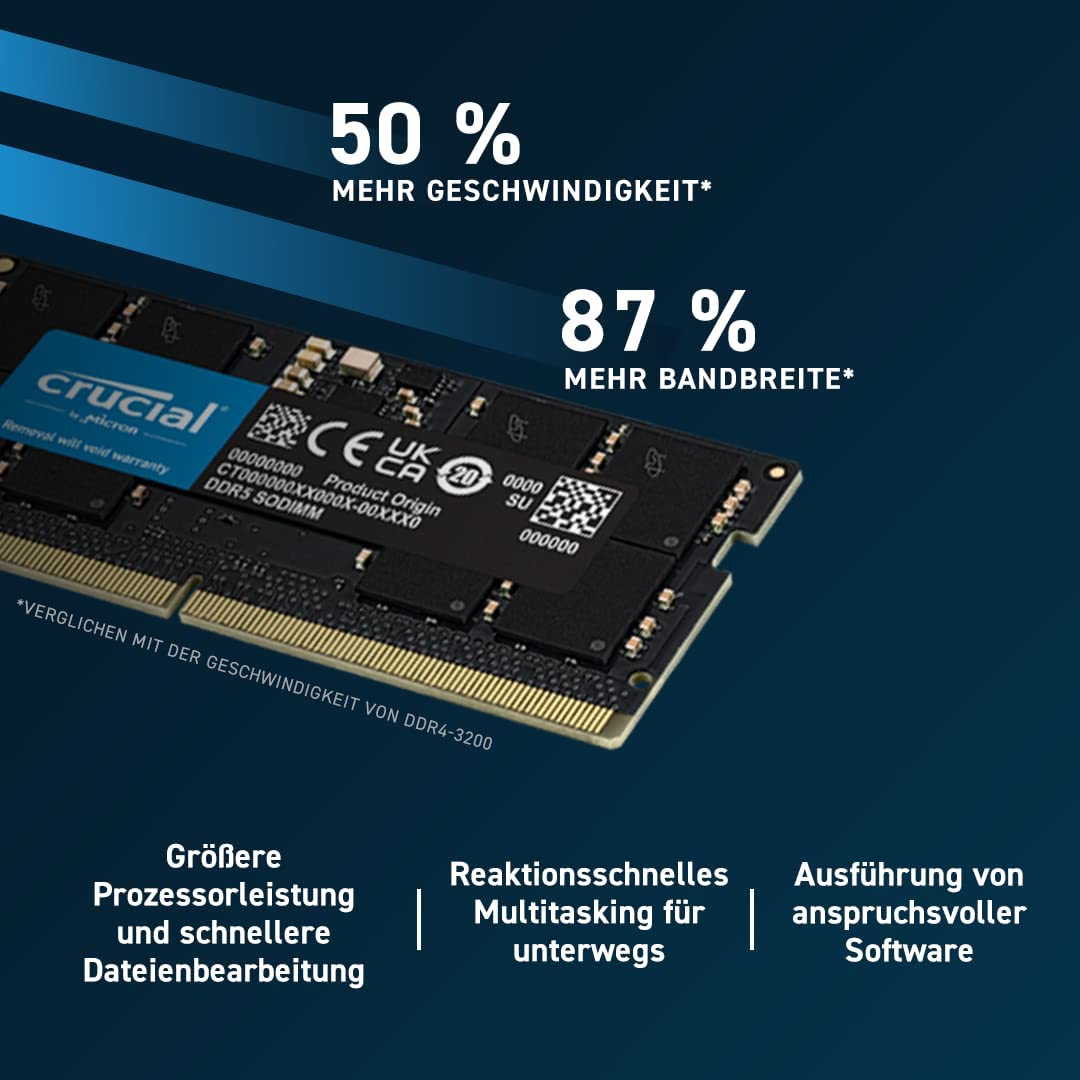 SO-DIMM 16 GB DDR5-4800  , Arbeitsspeicher, 16 GB 4800MHz