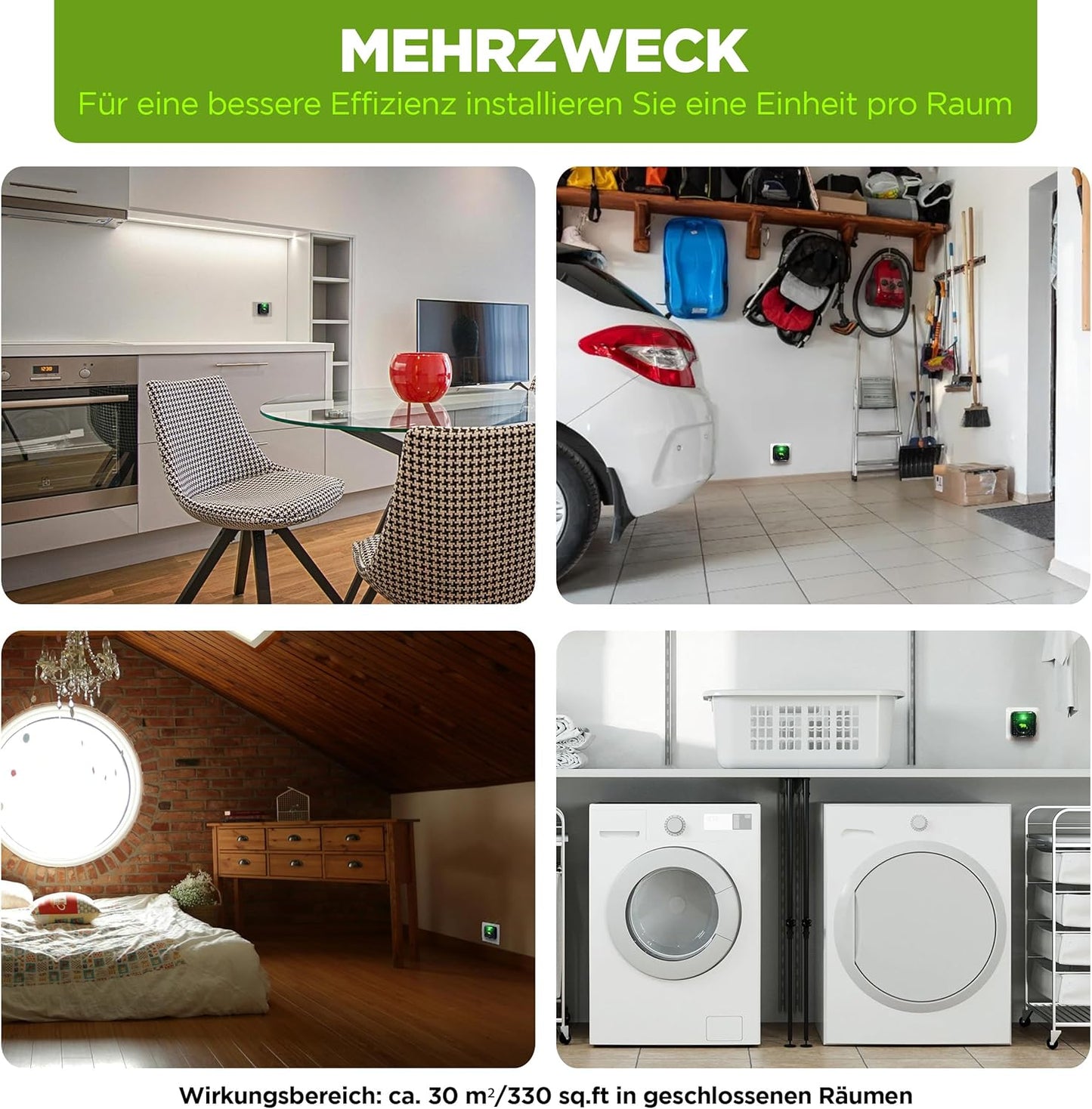 Ultraschall Schädlingsabwehr für Mäuse & Ratten