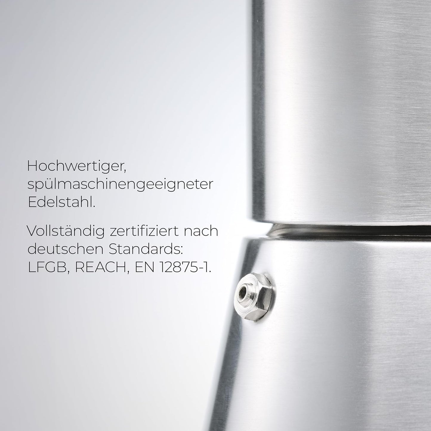 Espressokocher Edelstahl