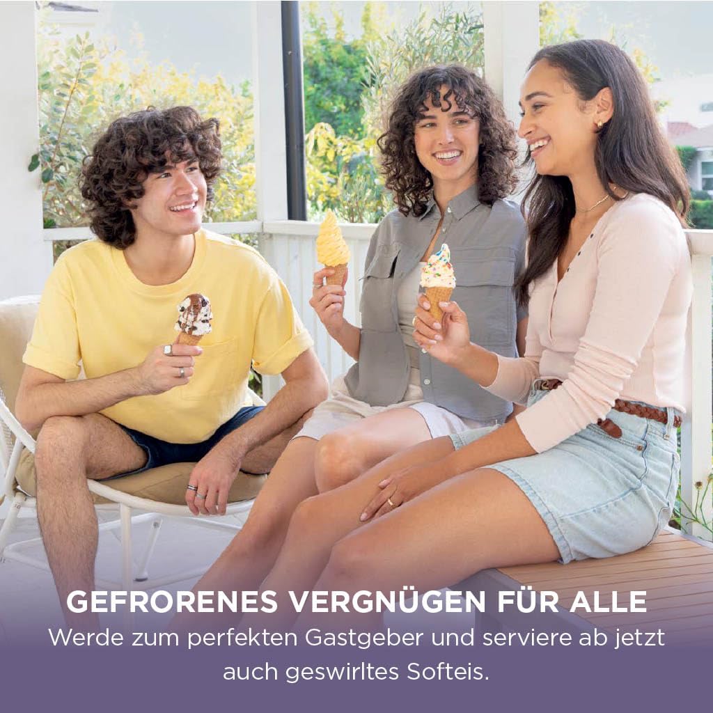 Creami Scoop & Swirl NC701EUSTGD Eismaschine mit 13 Funktionen, Stone Gold