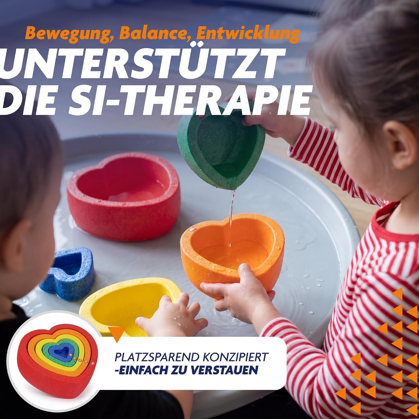 Sensorische Balanciersteine für Kinder, Mehrfarbig