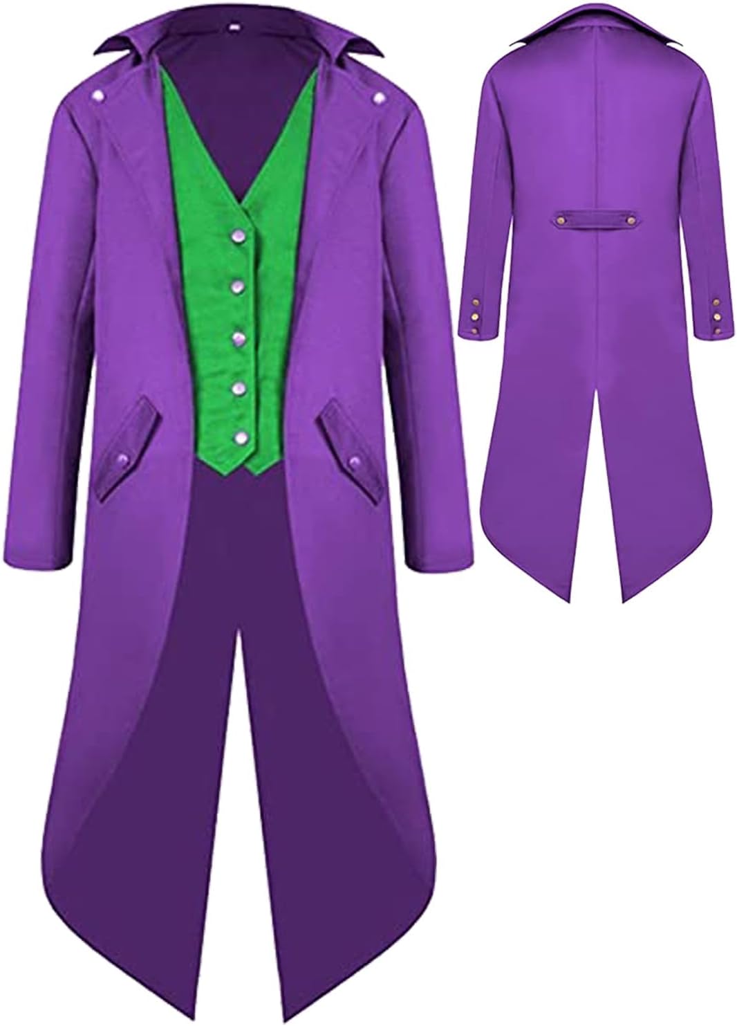 Viktorianische Jacke für Herren, Violett XL