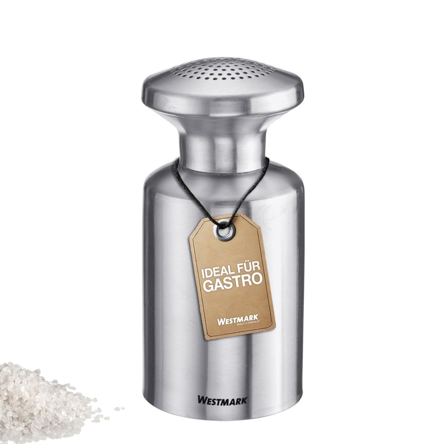 Gastro-Salzstreuer Alpha, 500 ml, Silber
