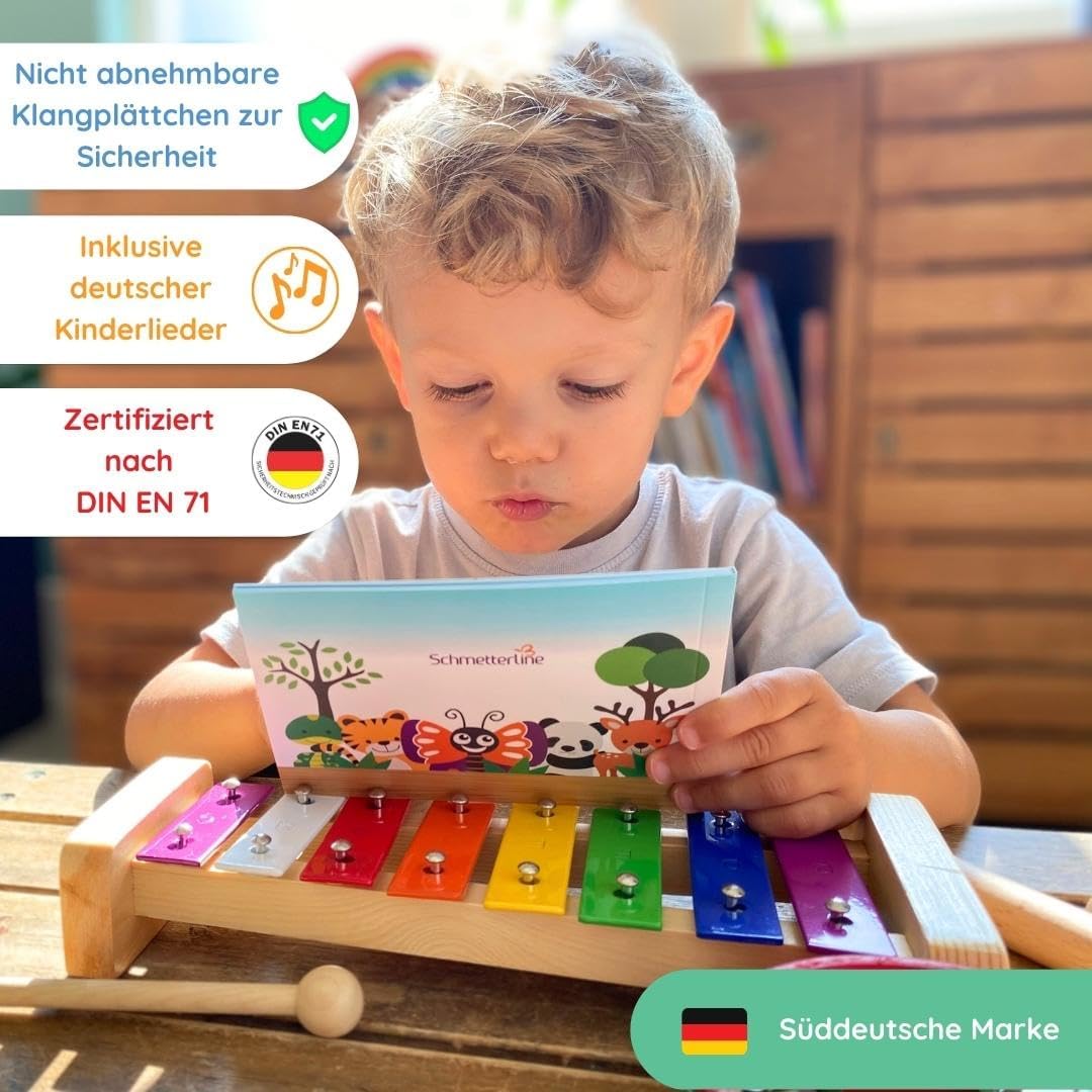 Glockenspiel mit Notenheft