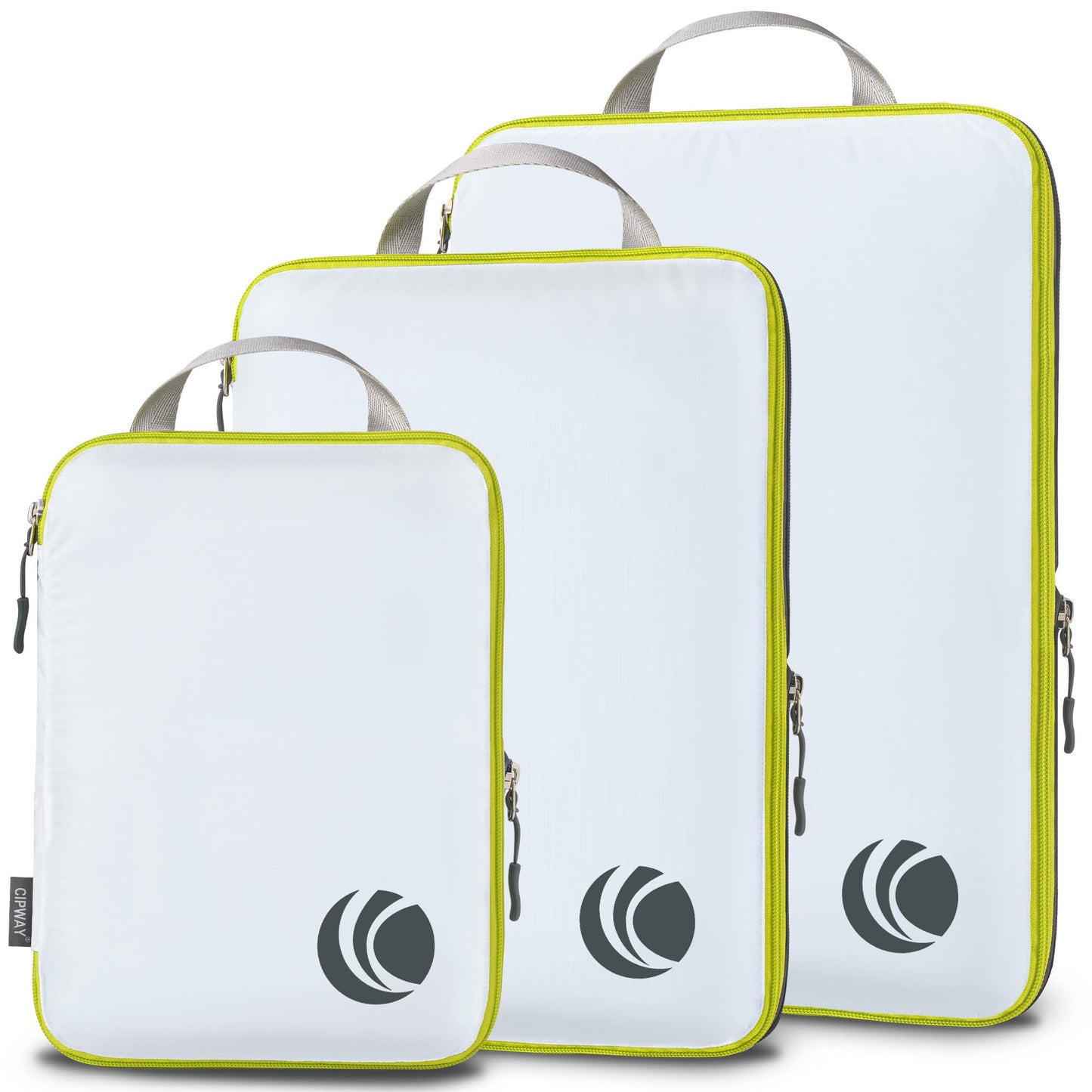 Kompression Kofferorganizer Set, 3PCS Weiss