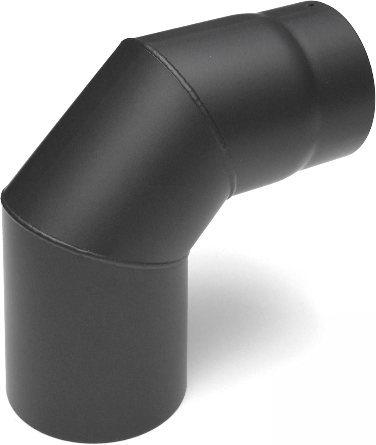 Rauchrohrbogen 90° 3-teilig 120 mm, 120 Gussgrau