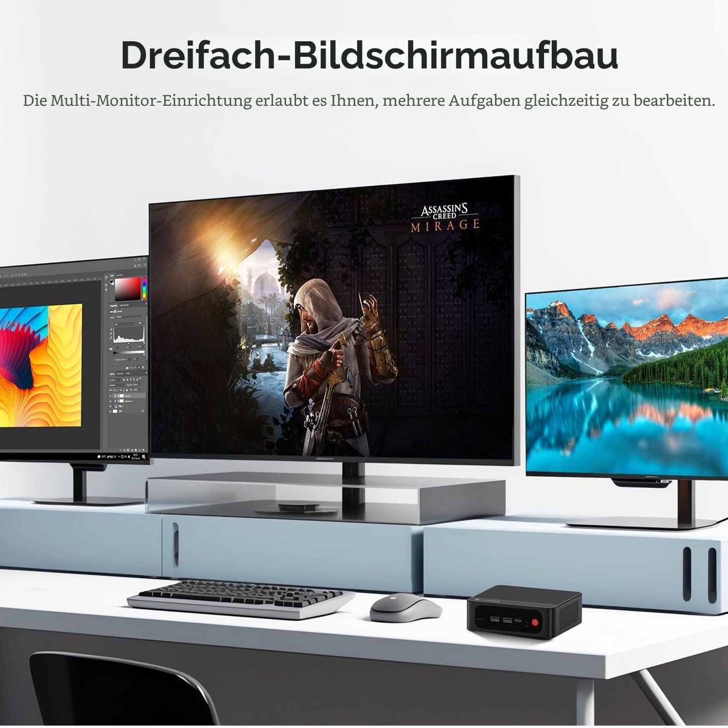 Mini PC SER5 MAX 6800U mit Ryzen 7, SER5 MAX  6800U/24G/500G