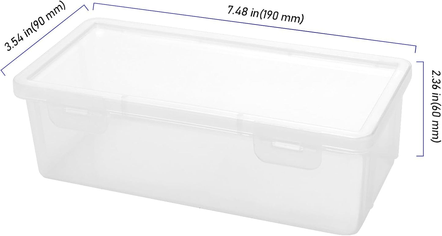 Stapelbare Stifteboxen mit Deckel, 8 Stück
