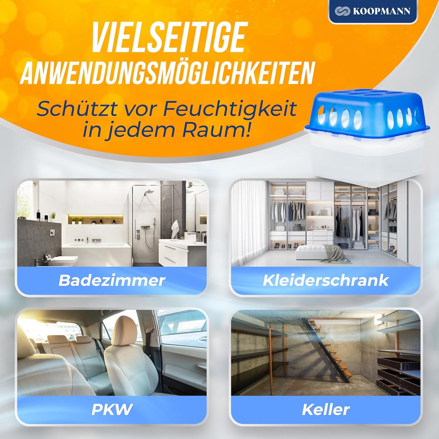 Ultra Fresh Luftentfeuchter, 4 Stück