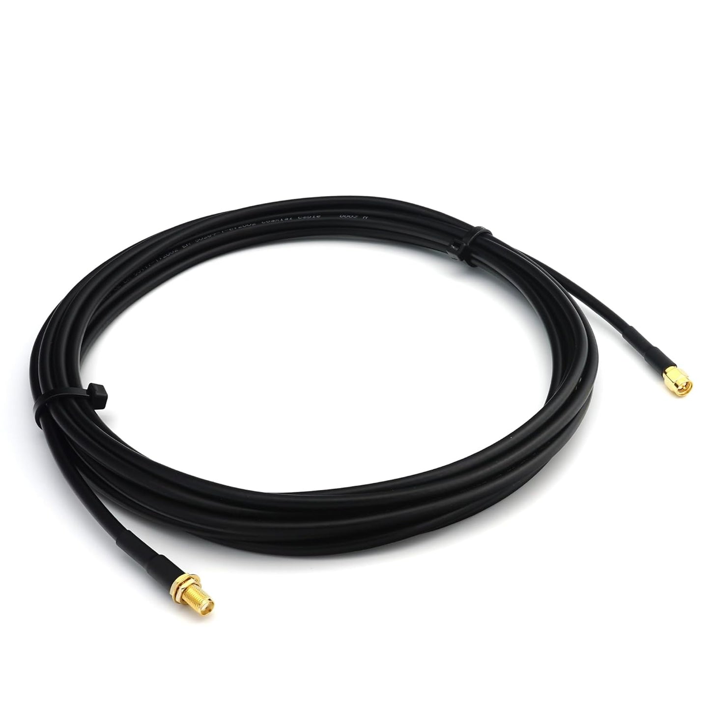 SMA Verlängerungskabel RG58/U für Antennen und Router, 6 m SMA Male / SMA Female