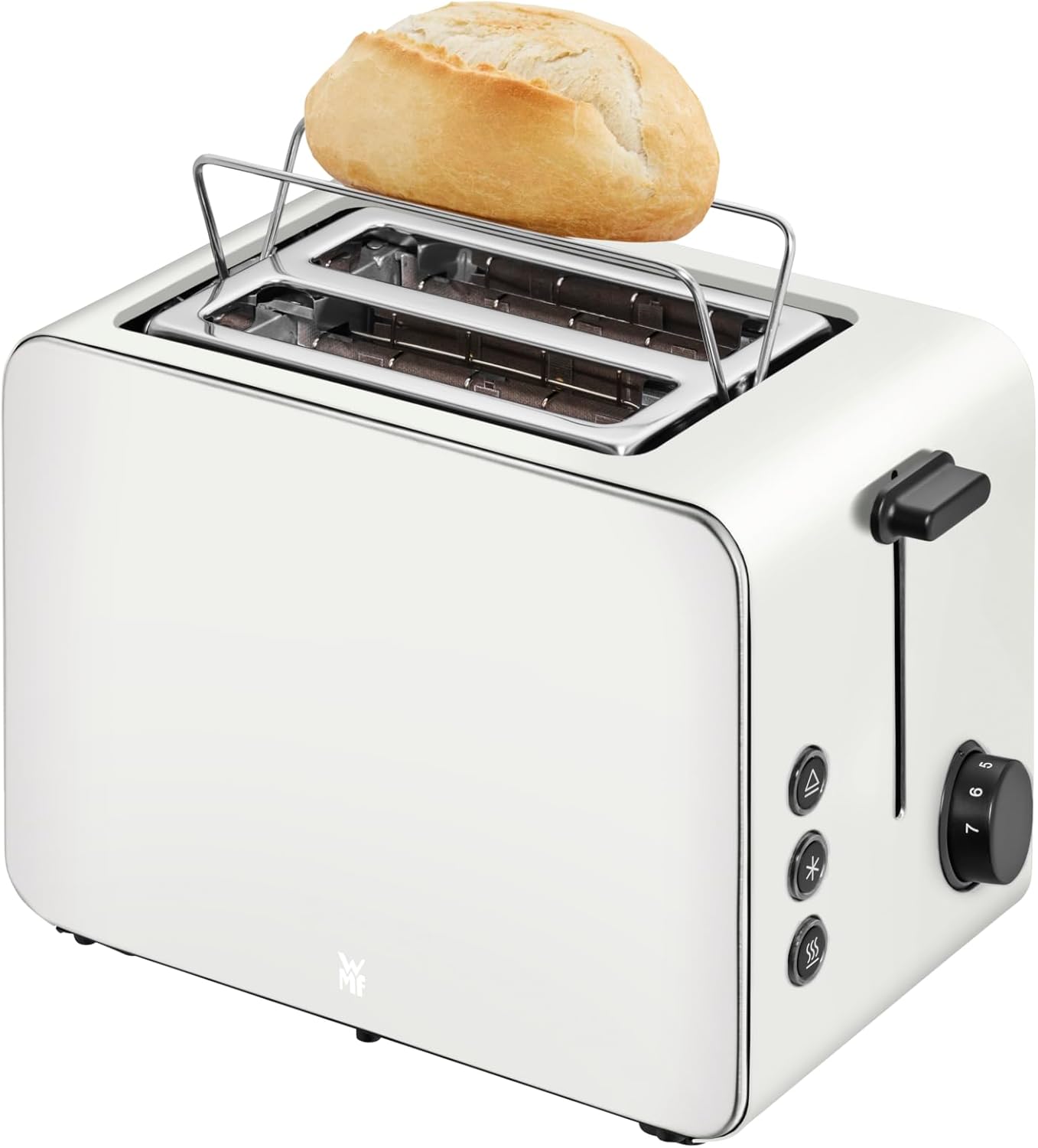 Toaster Stelio, Stelio - 2 Scheiben - Edelstahl grau matt - Doppelschlitz