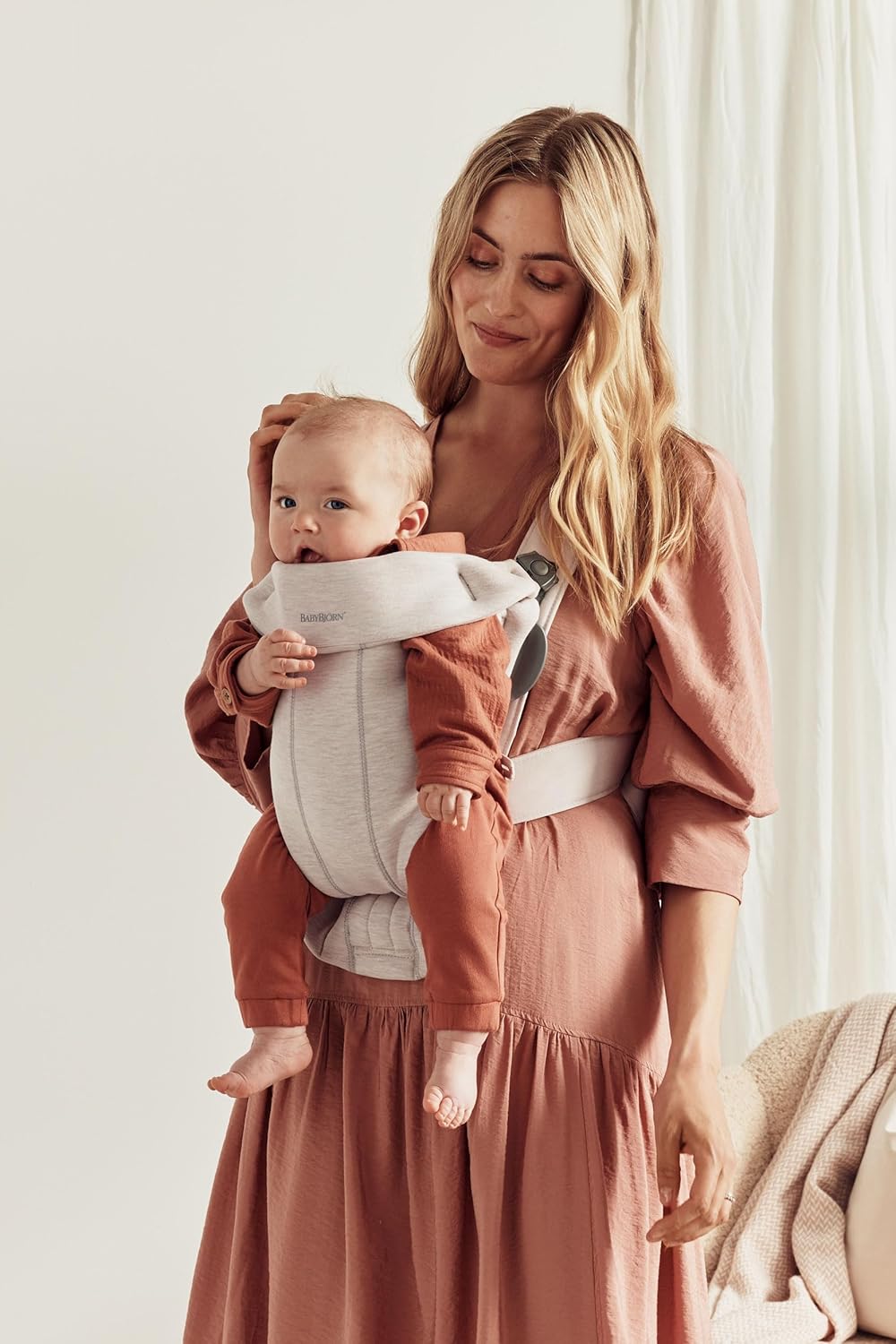 Babytrage Mini, 3D-Jersey Hellbeige