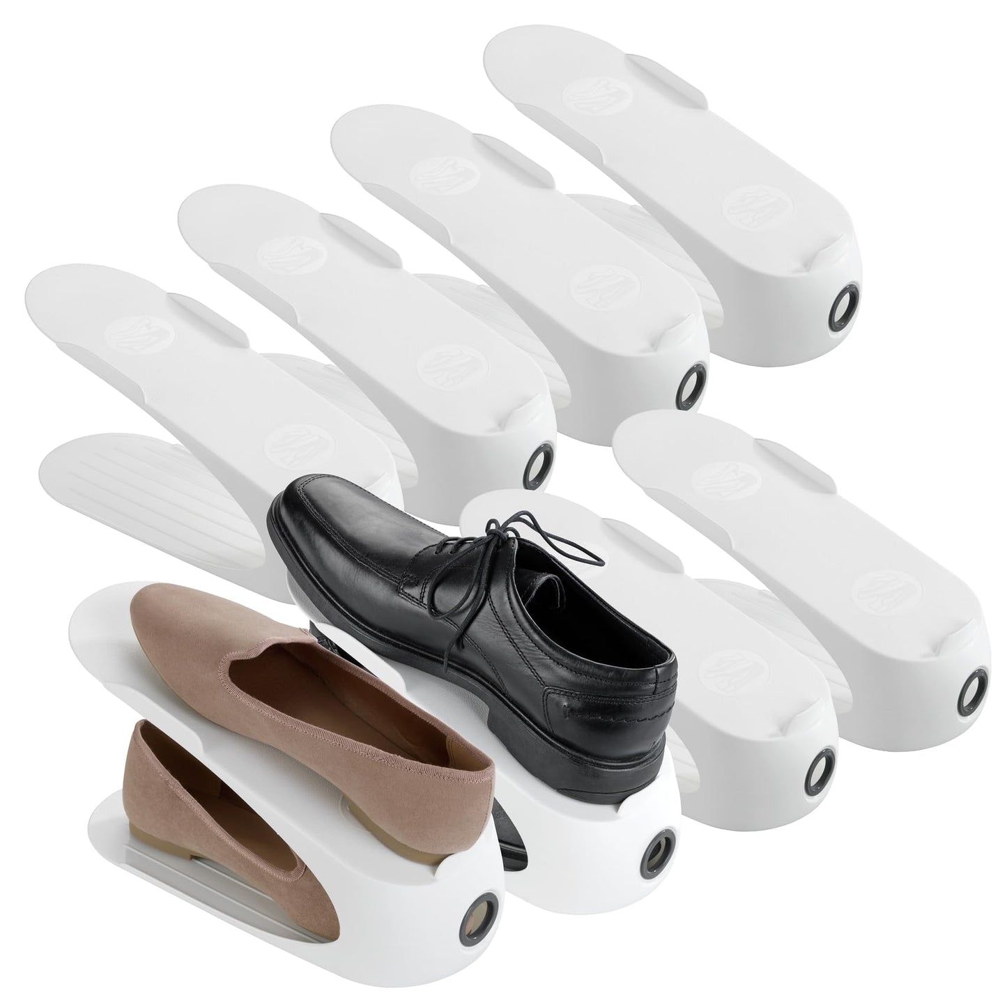 Schuhhalter-Set mit Griffloch (8 Stück)