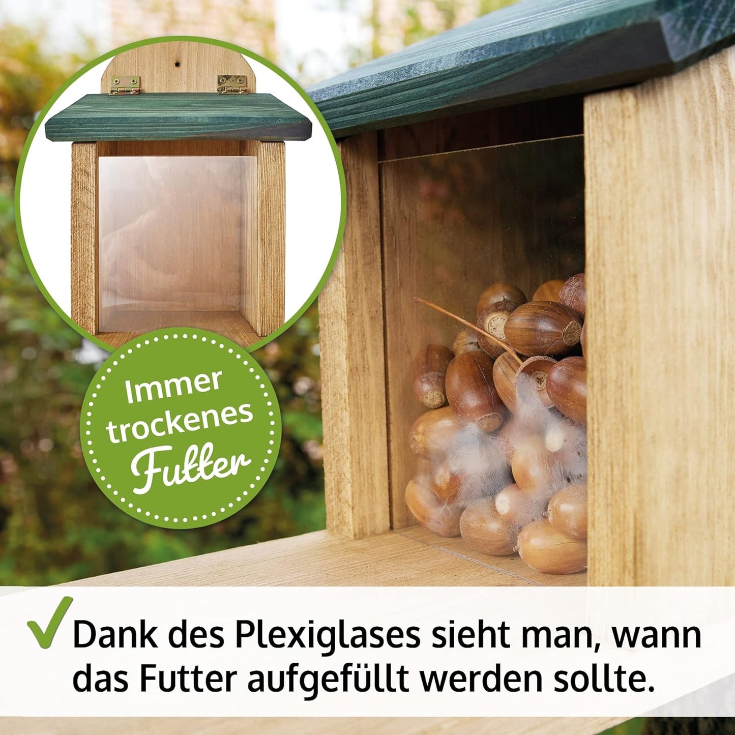 Futterhaus Eichhörnchen