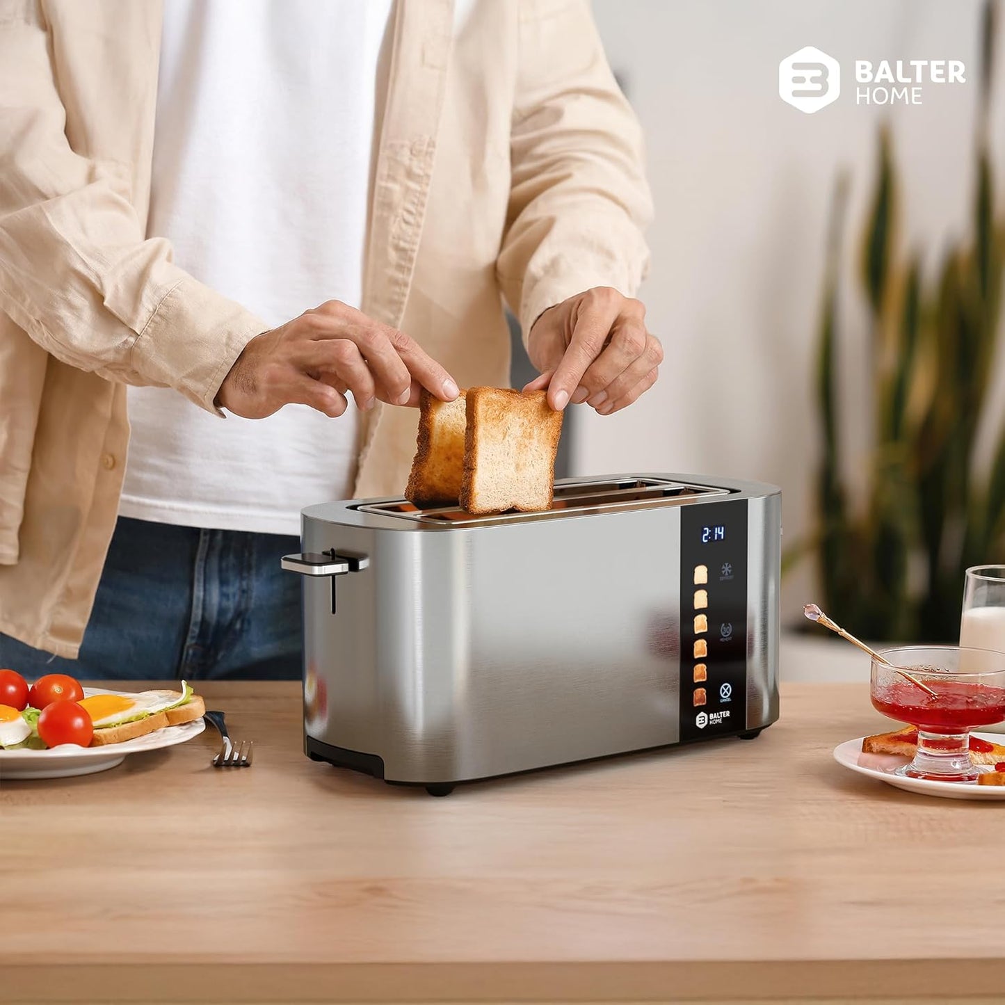 Langschlitztoaster, Ts-34-silber