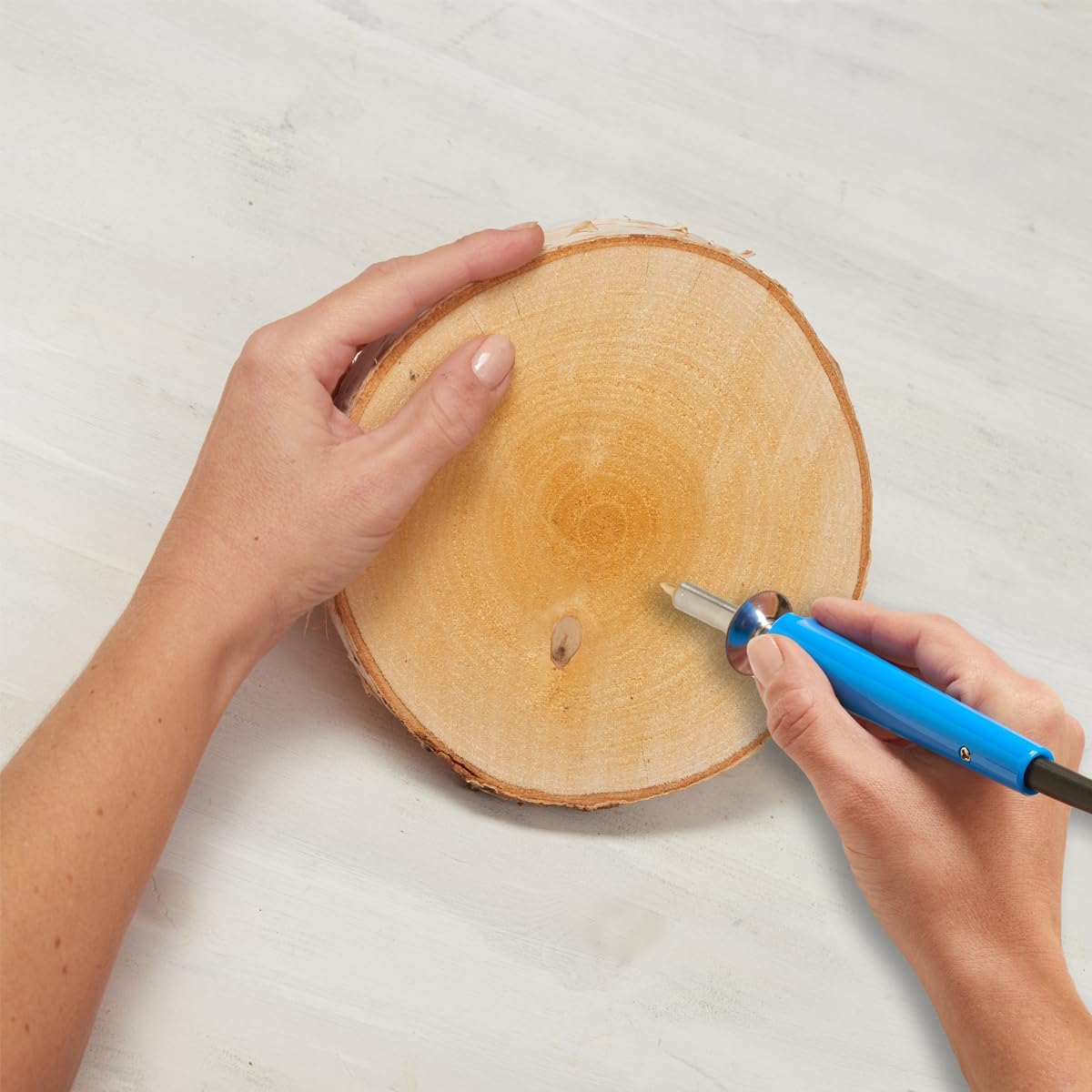 Holzscheiben-Set, 10 Stück, 20 cm, 10 Ø 20 cm