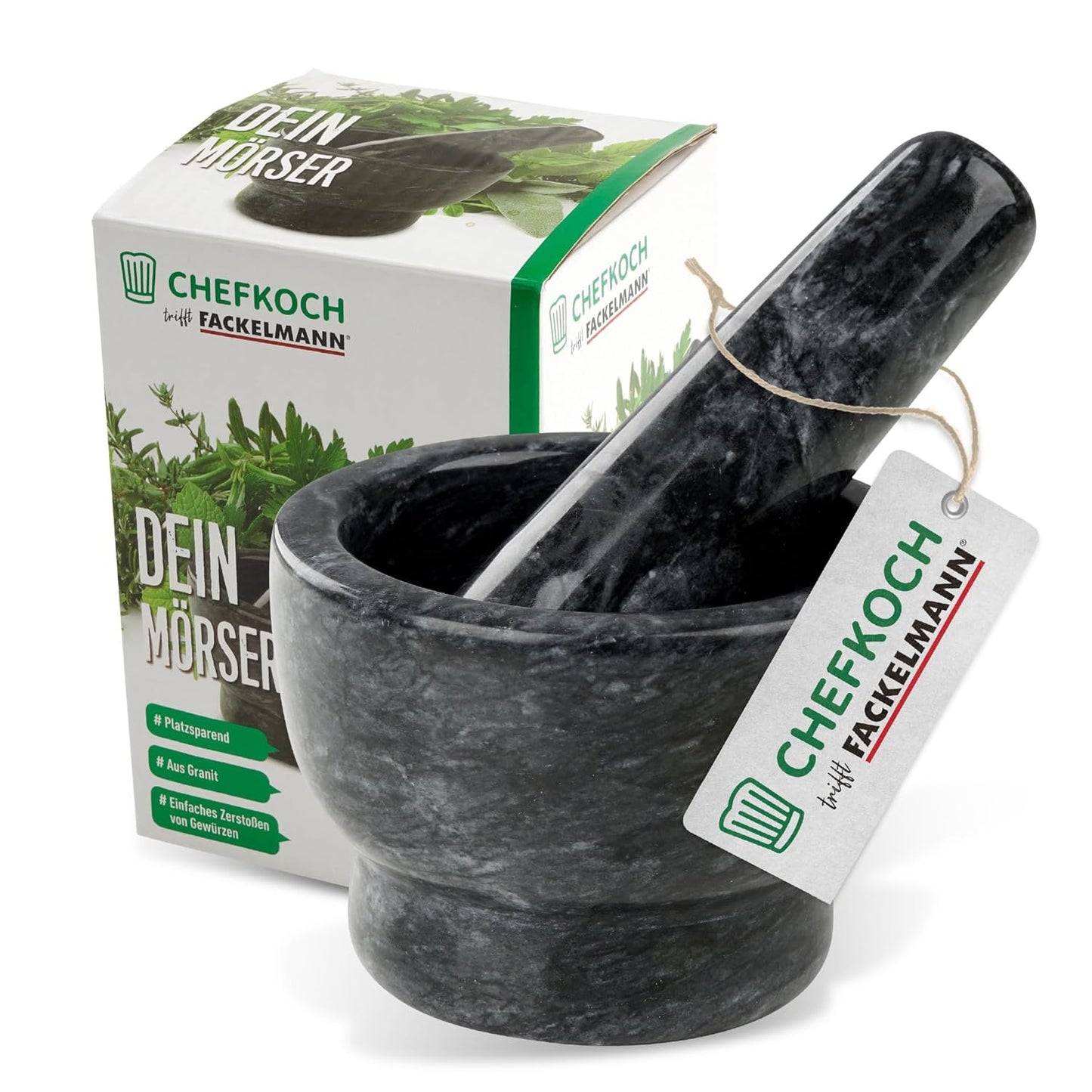 Chefkoch Mörser mit Stössel