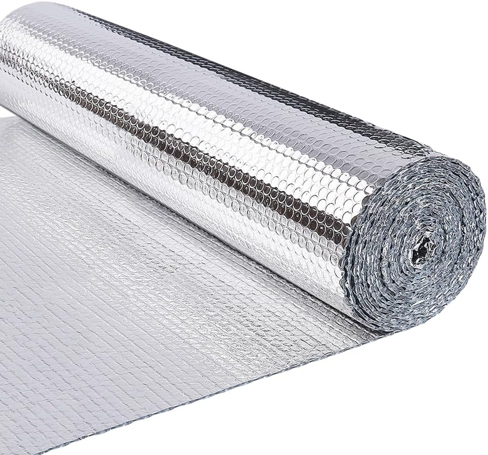 Isolierfolie Alu-Luftpolster 10m x 1m, 10m x 100cm