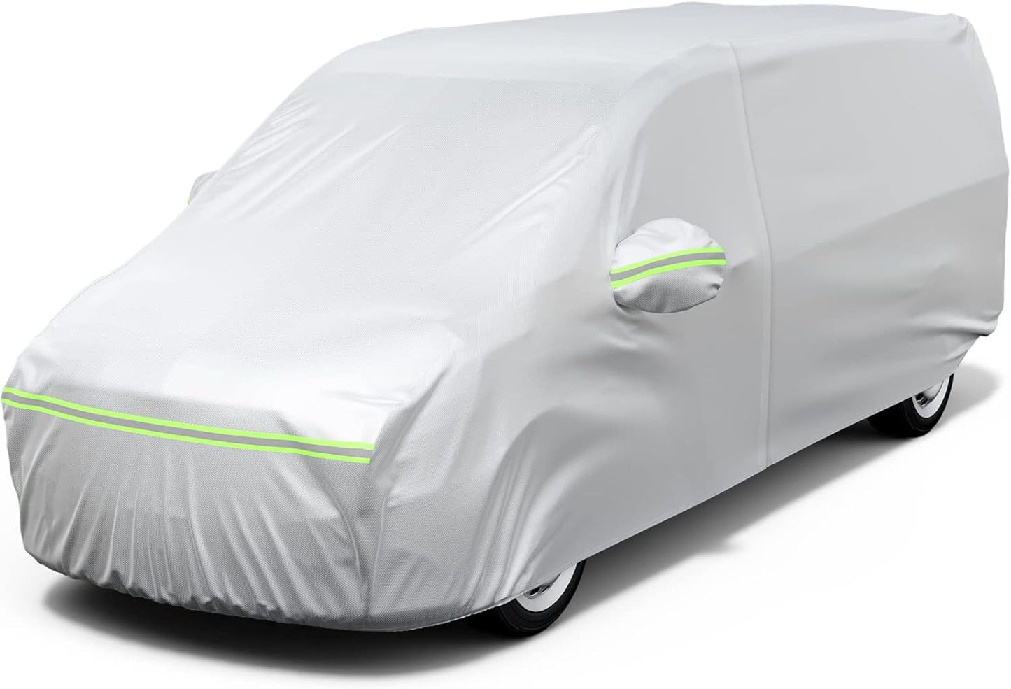 Autoabdeckung Vollgarage, Silber 495cm-535cm MPV