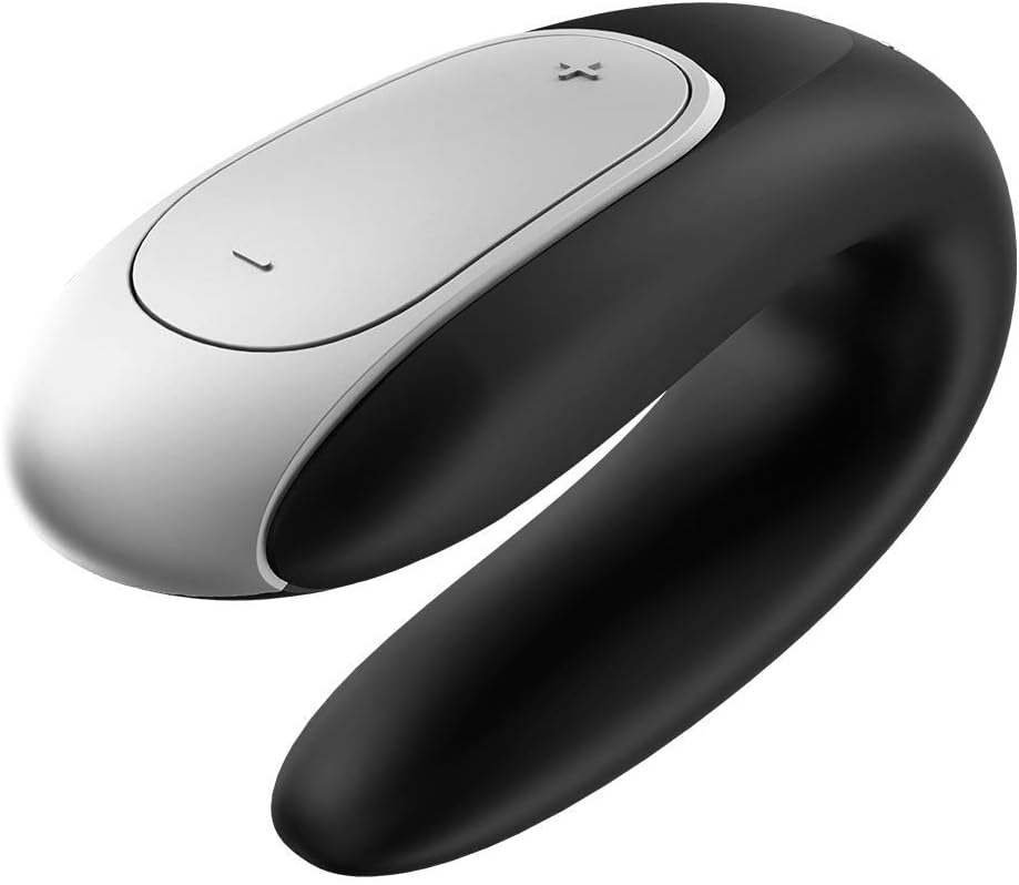 Double Fun Partner Vibrator, Schwarz 1 Stück (1er Pack)