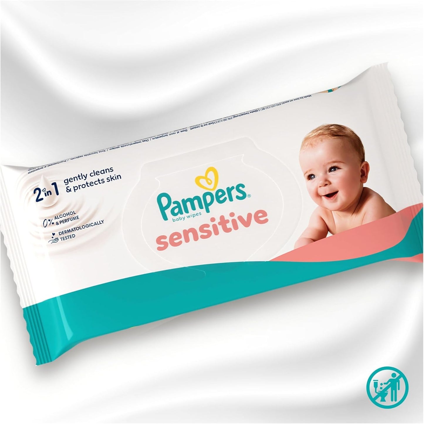 Sensitive Baby-Feuchttücher (960 Stück) 2-in-1 Reinigung