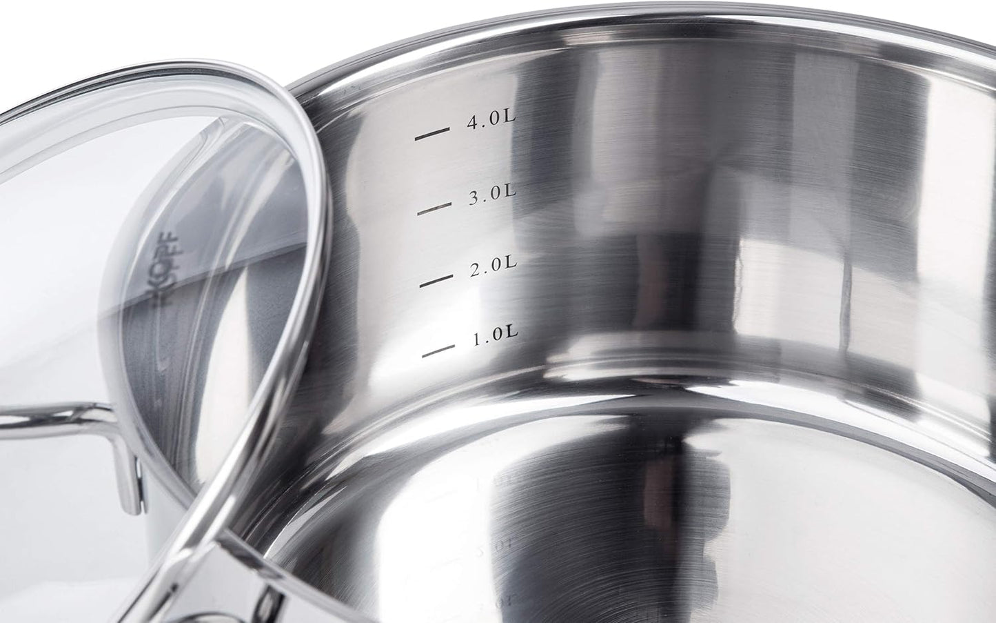 6-teiliges Topfset Merkur Induktionstauglich, 6-teilig