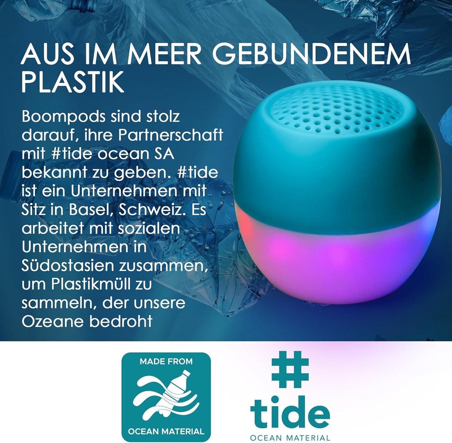 Soundflare Tide Bluetooth Lautsprecher, black