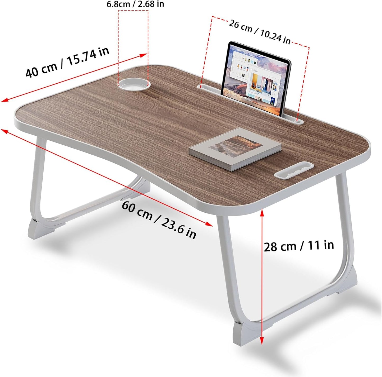 Laptop-Betttisch, Brown