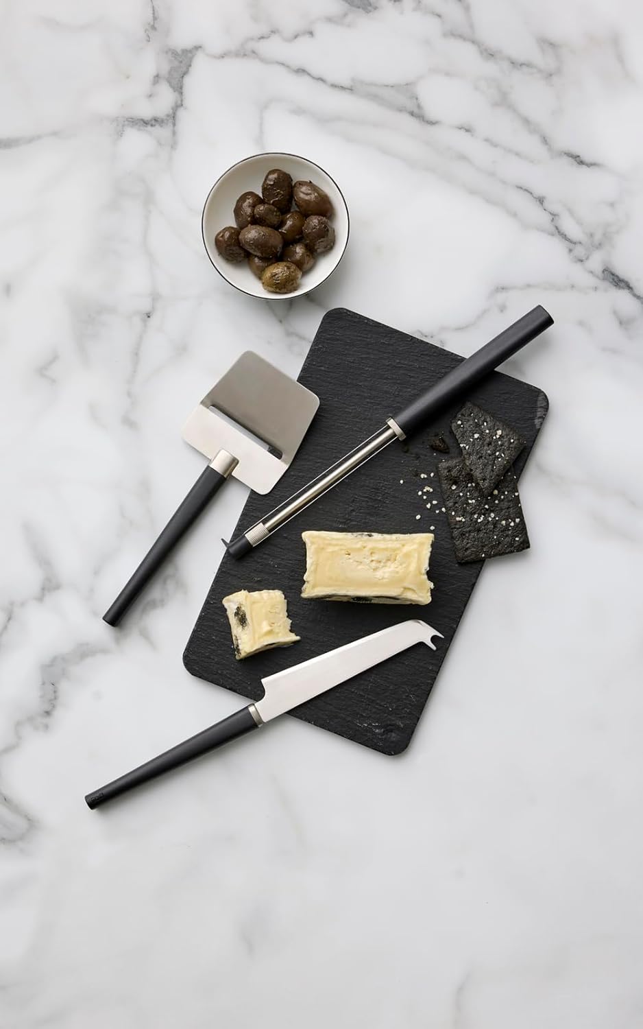 Emma Käse-Set (3-teilig), 27,5 x 18 x 3,5 cm Black