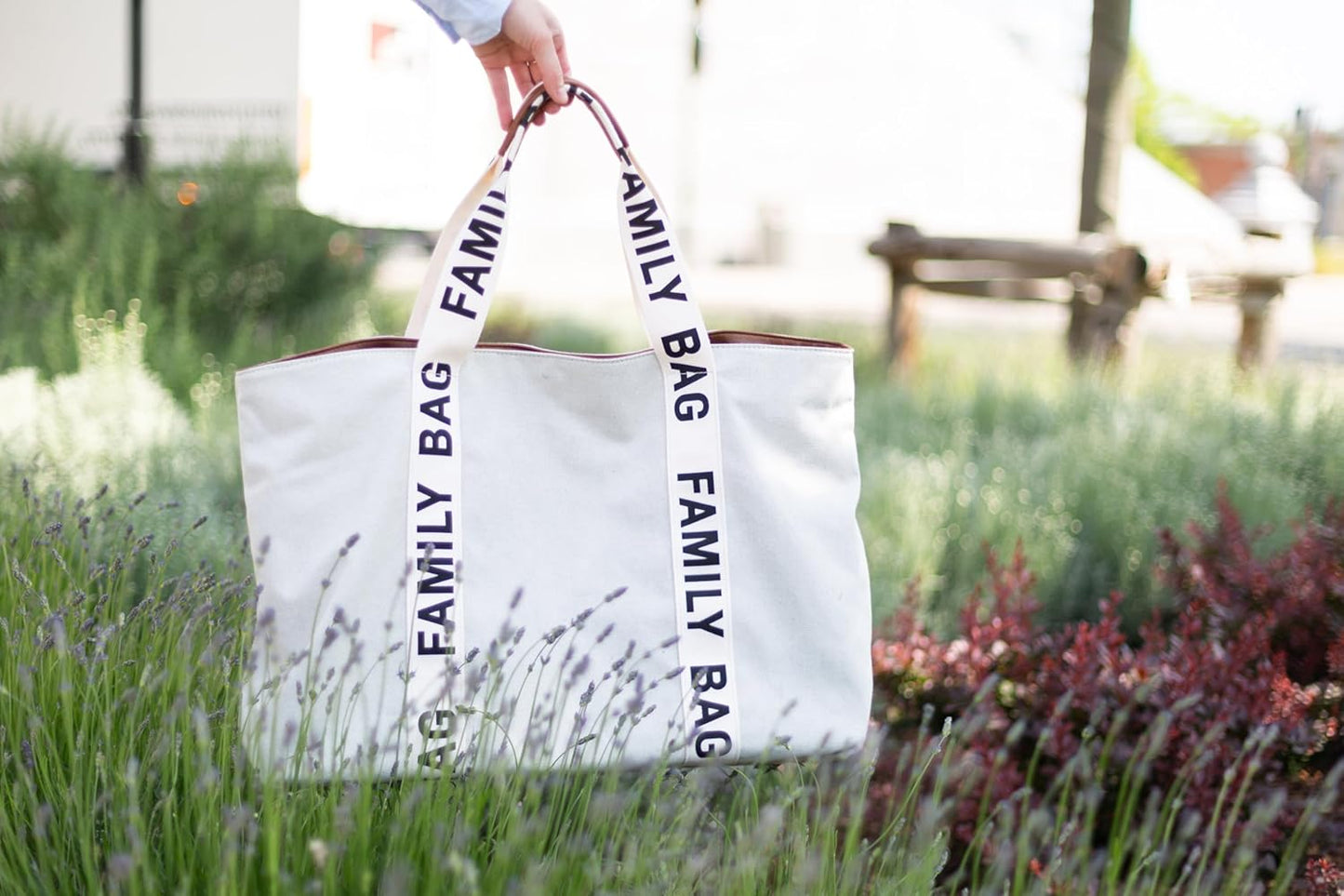 Reise-Wickeltasche, Altweiss