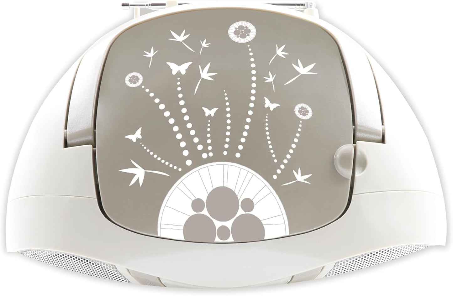 Tragbarer CD-Player, Beige