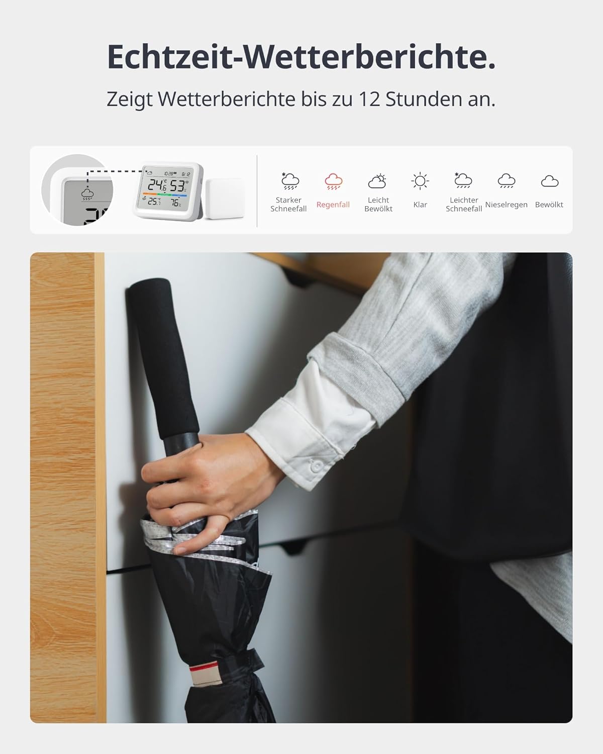 Meter Pro - Wlan Wetterstation mit Aussensensor, Wetterstation (Wlan)