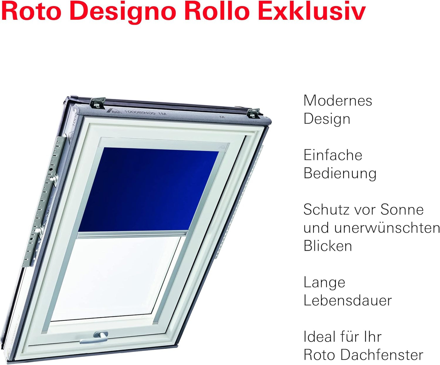 Tageslichtrollo für Roto Dachfenster (Designo R6/R8)
