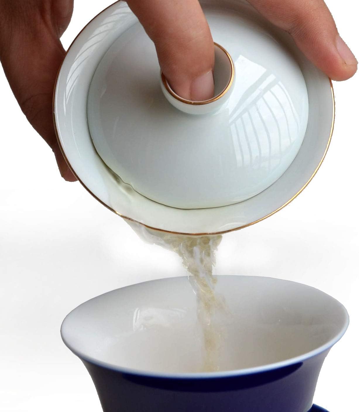 Chinesisches Gaiwan-Teetasse mit Deckel