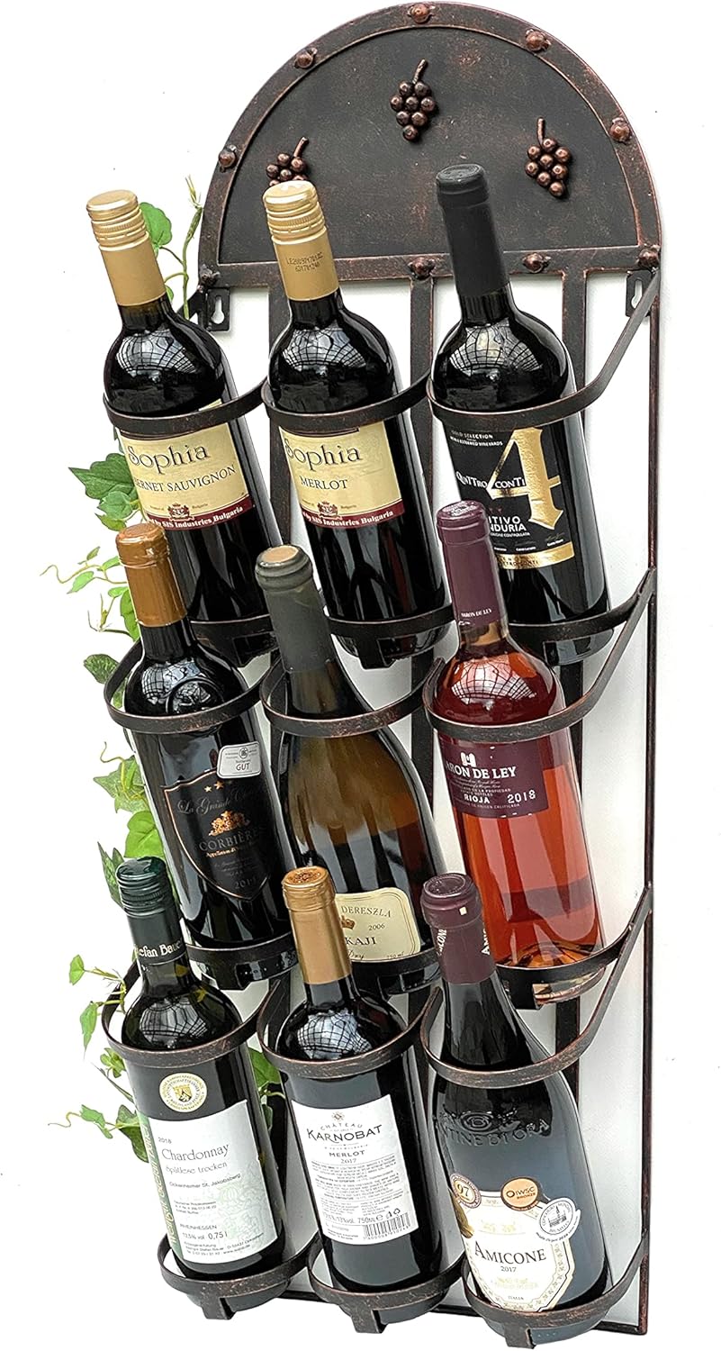 Weinregal für 9 Flaschen
