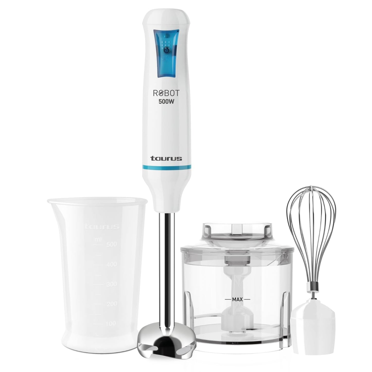 Robot Unic 500 Plus Inox, 500W | 3 Zubehörteile