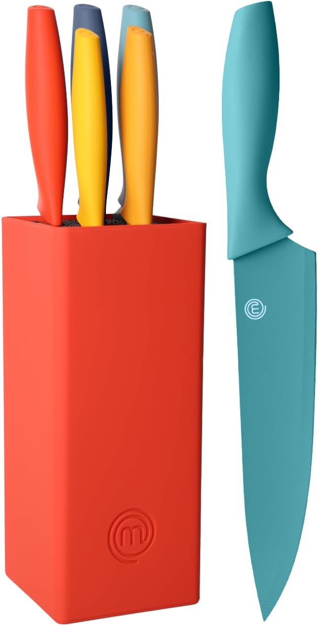 6-teiliges Messerblock-Set, Lebendig