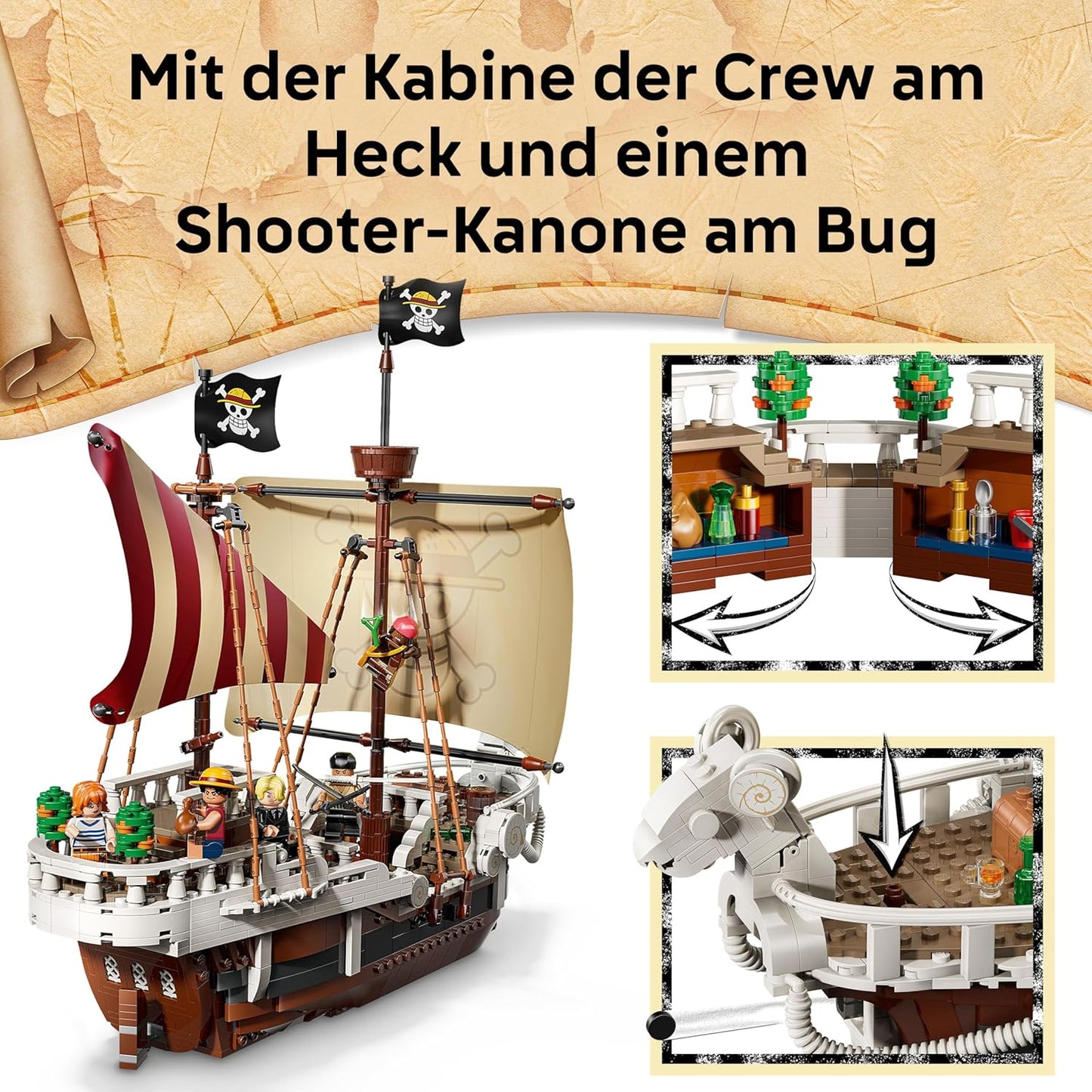 Das Piratenschiff Flying Lamb